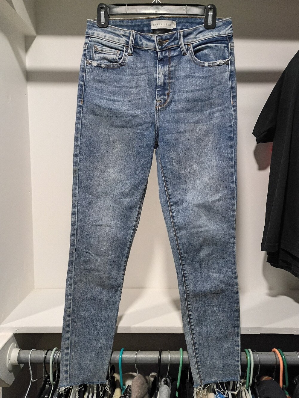 Carly Jean Los Angeles High Rise Skinny Jeans